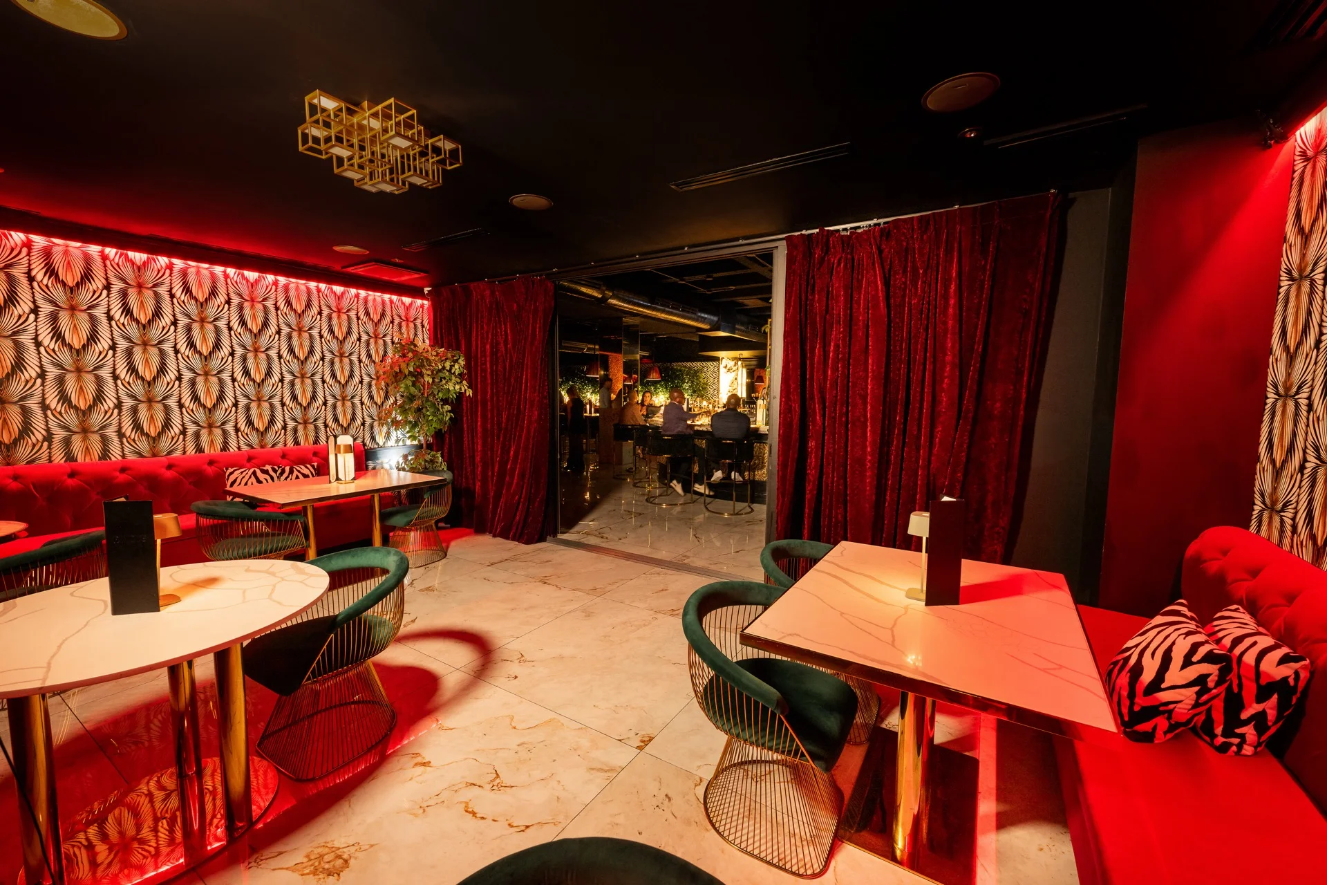 Fancy's lounge interior